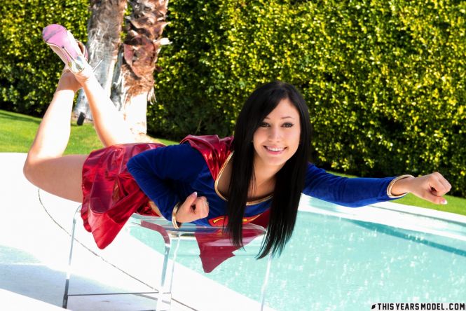 Catie Minx Is Supergirl On This Years Model